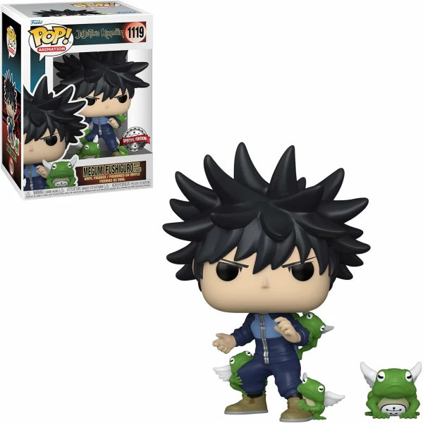 Thumbnail-Funko Pop Animation Jujutsu Megumi con Sapos Edição Especial – Figura de Vinil – Altura 9,5cm aprox.