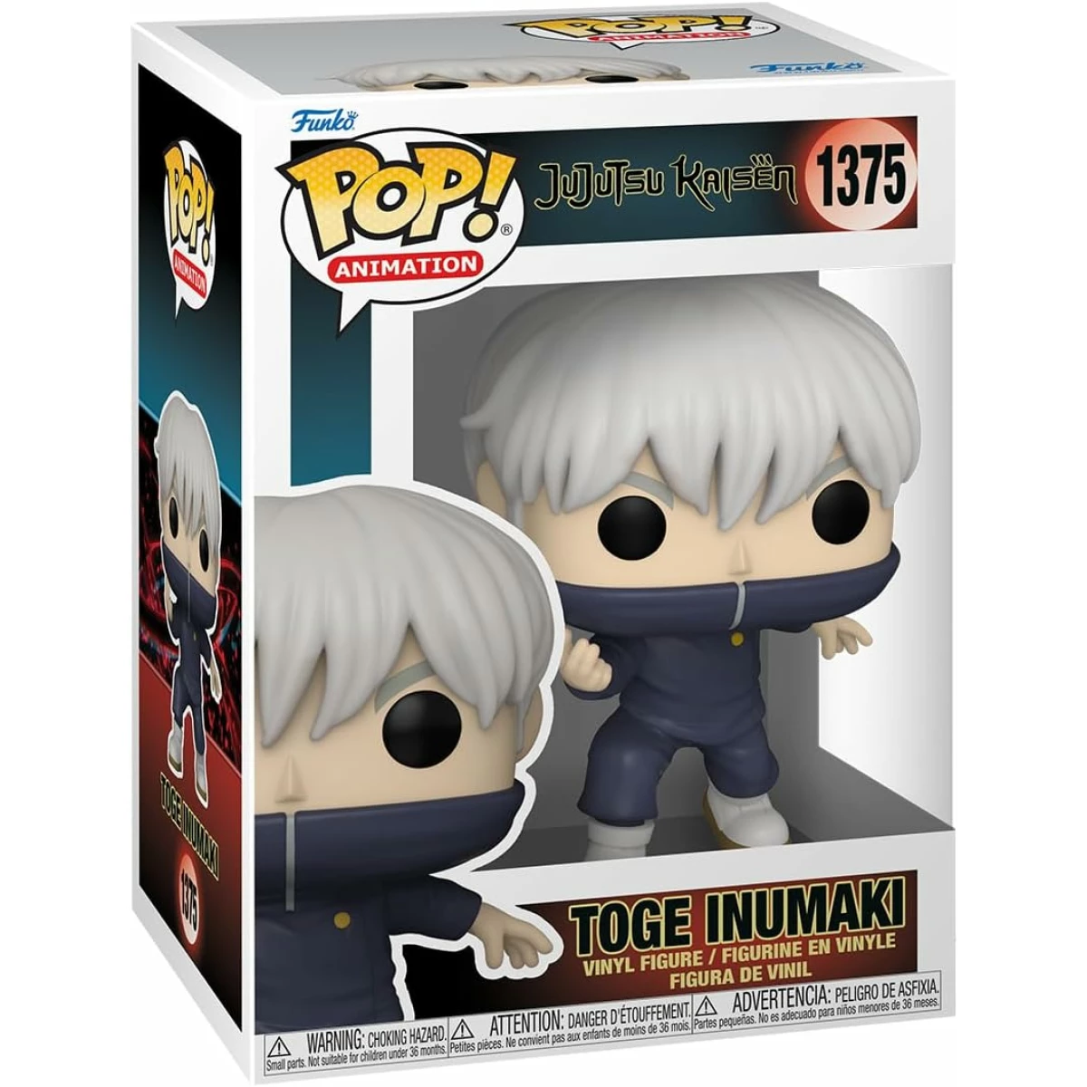 Thumbnail-Funko Pop Animation Jujutsu Kaisen Toge Inumaki com opção Chase – Figura de vinil – Altura 9,5cm aprox.