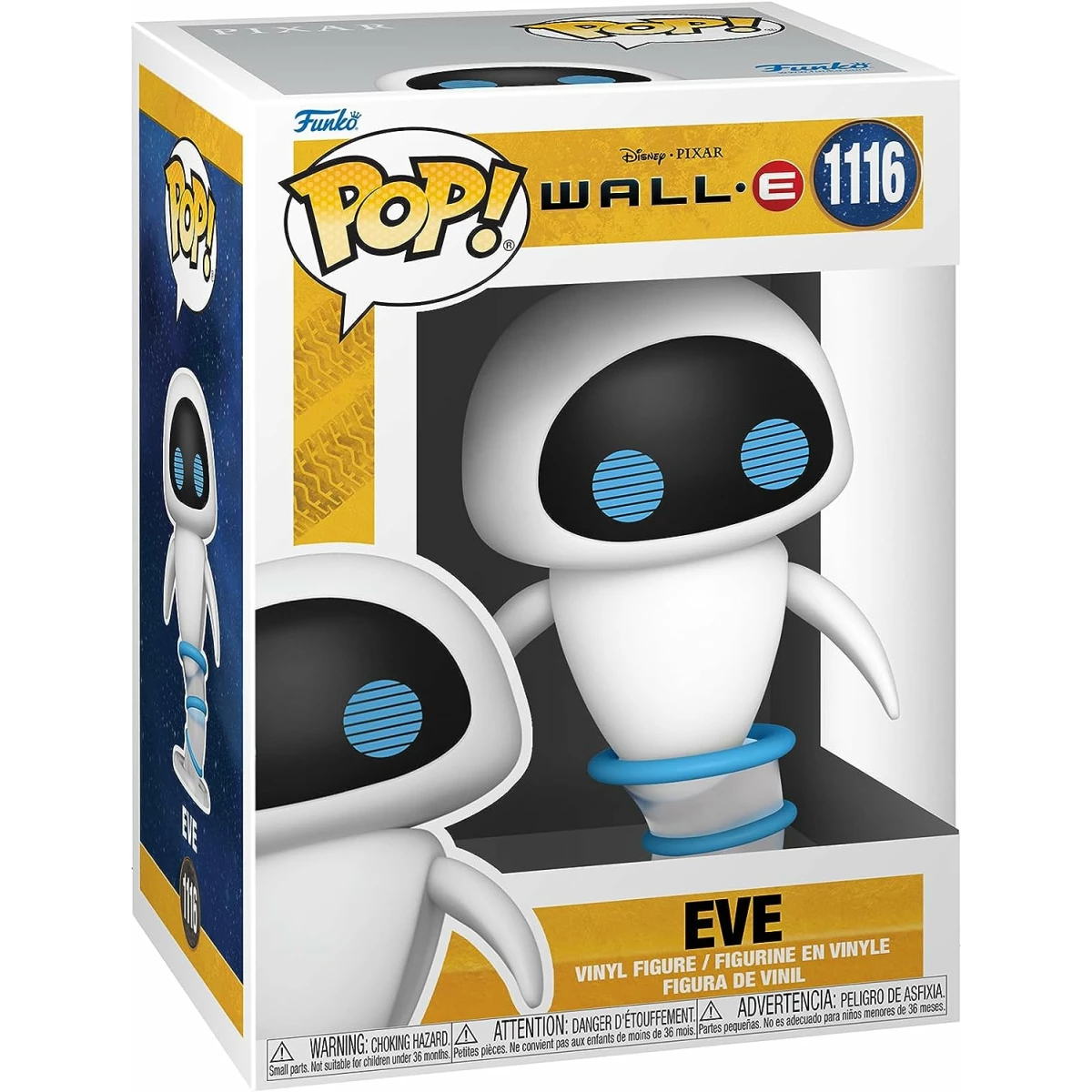 Thumbnail-Funko Pop Disney Wall-E Eve – Figura de vinil – Altura 9,5cm aprox.