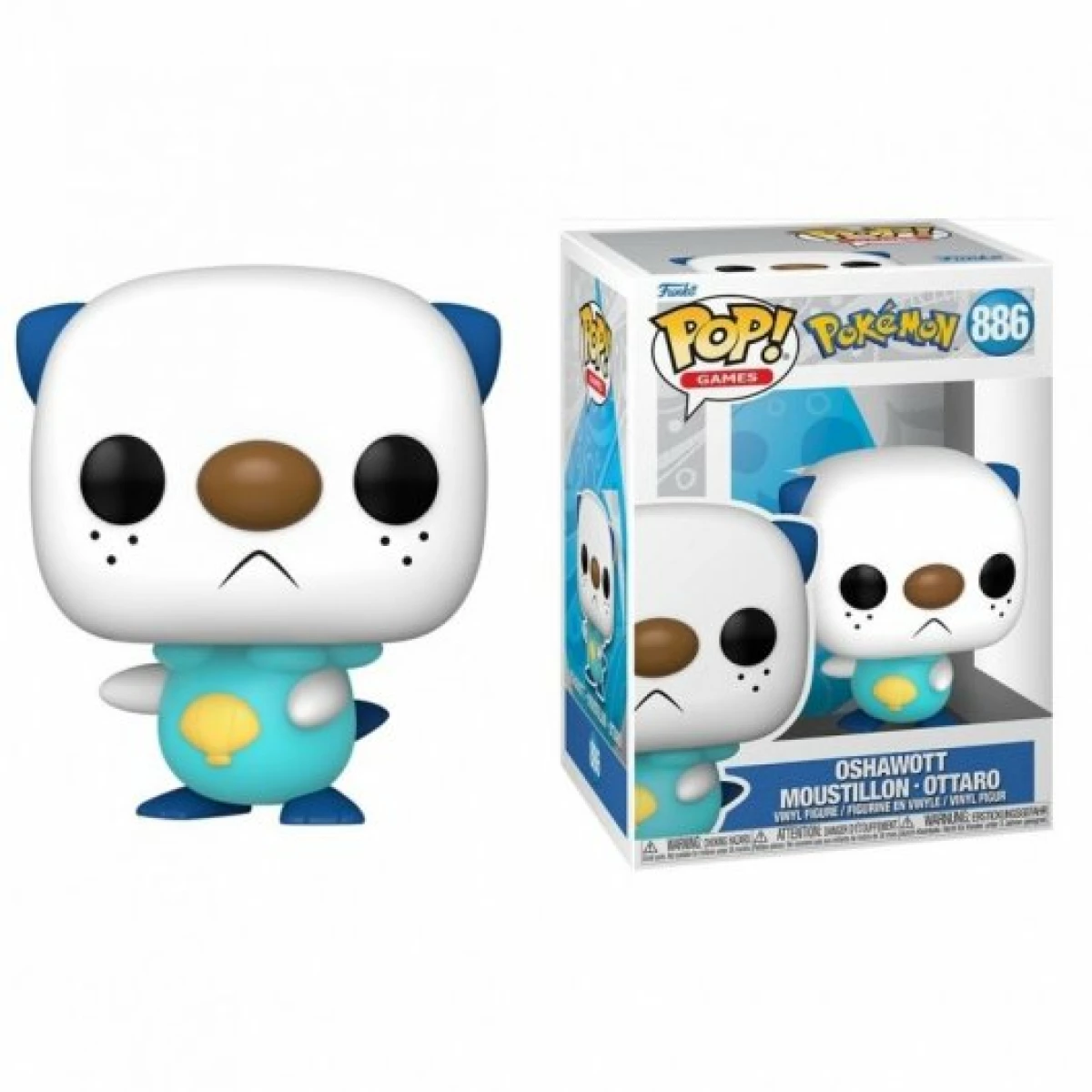 Thumbnail-Funko Pop Pokémon Oshawott – Figura de vinil – Altura 9,5cm aprox.