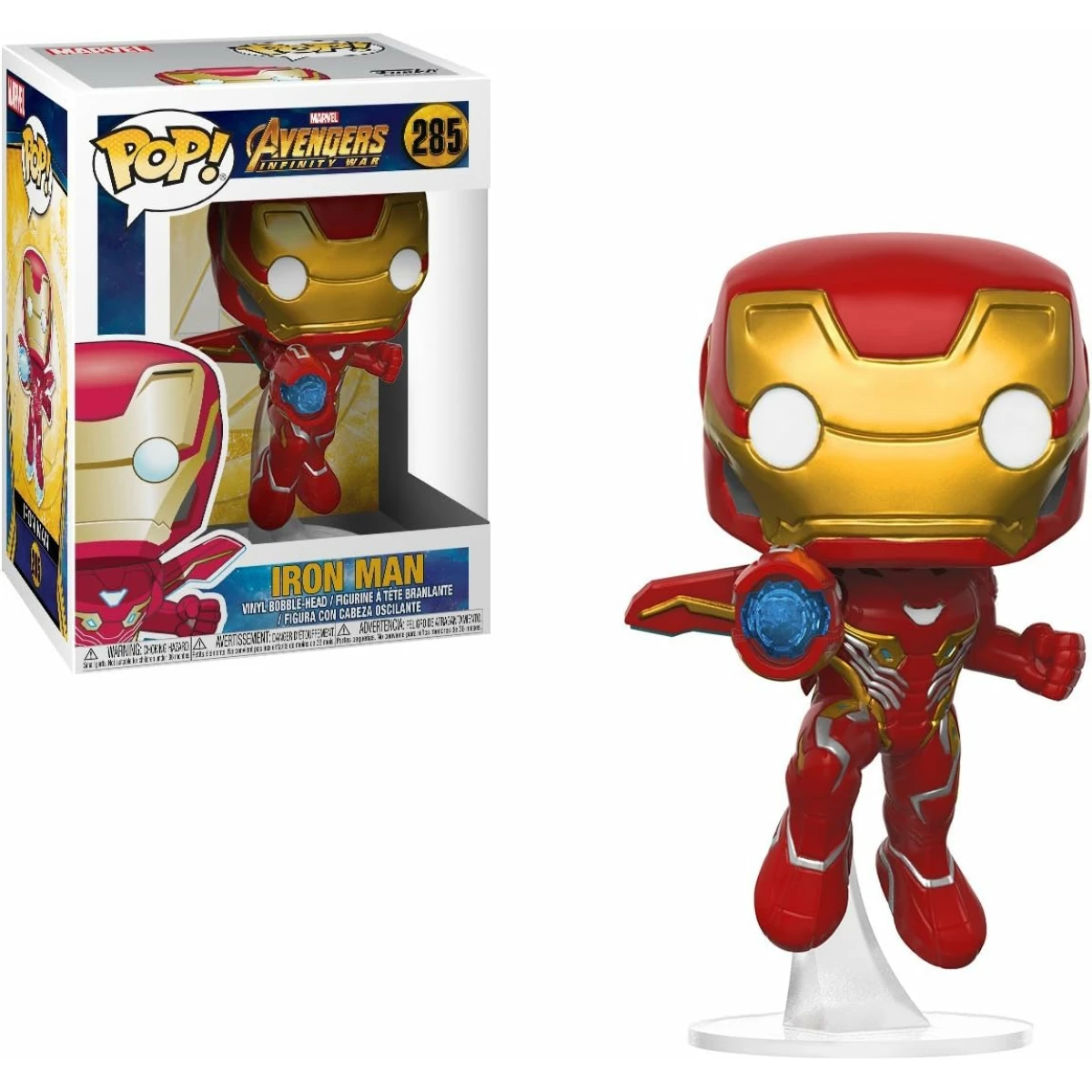 Thumbnail-Funko Pop Marvel Avengers Infinity War Homem de Ferro – Figura de vinil – Altura 9cm aprox.