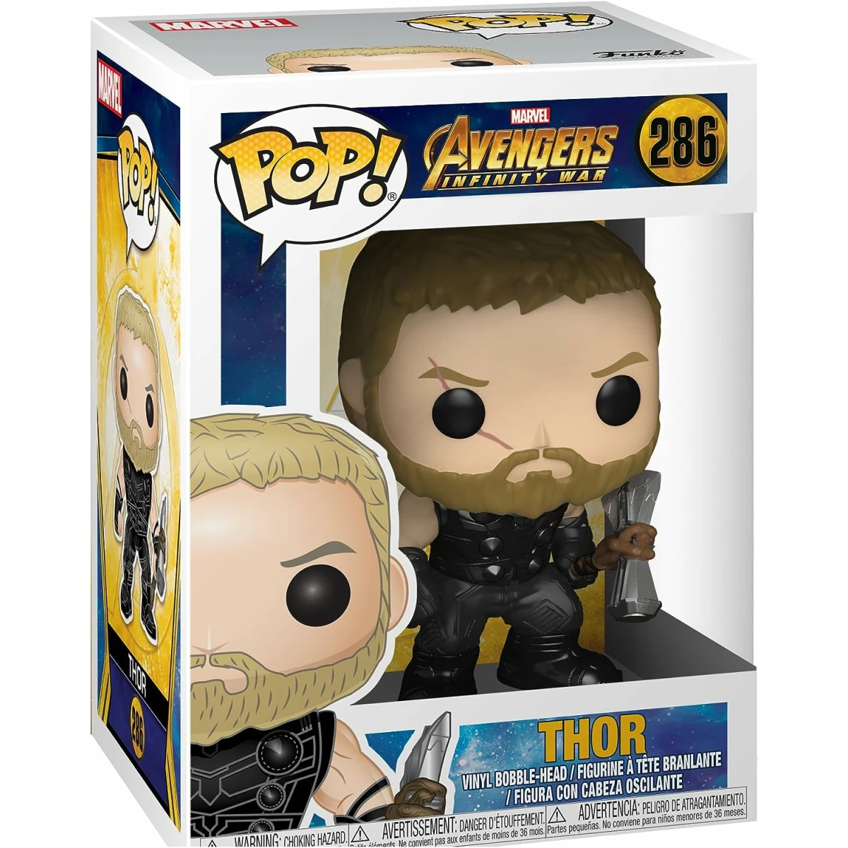 Thumbnail-Funko Pop Marvel Avengers Infinity War Thor – Figura de vinil – Altura 9cm aprox.