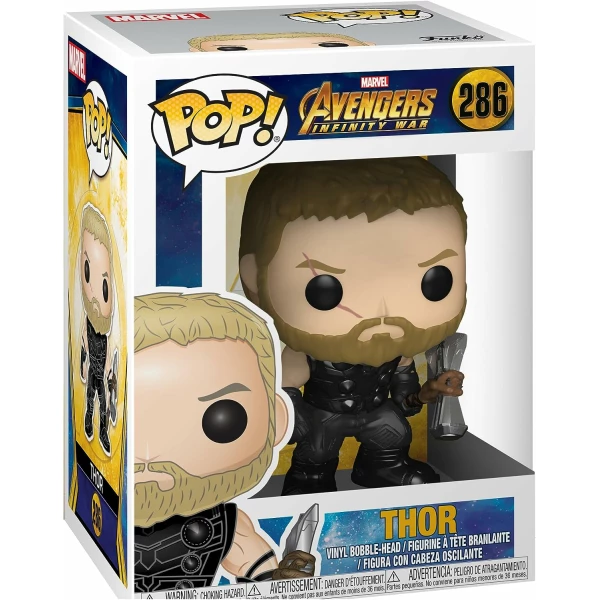 Thumbnail-Funko Pop Marvel Avengers Infinity War Thor – Figura de vinil – Altura 9cm aprox.