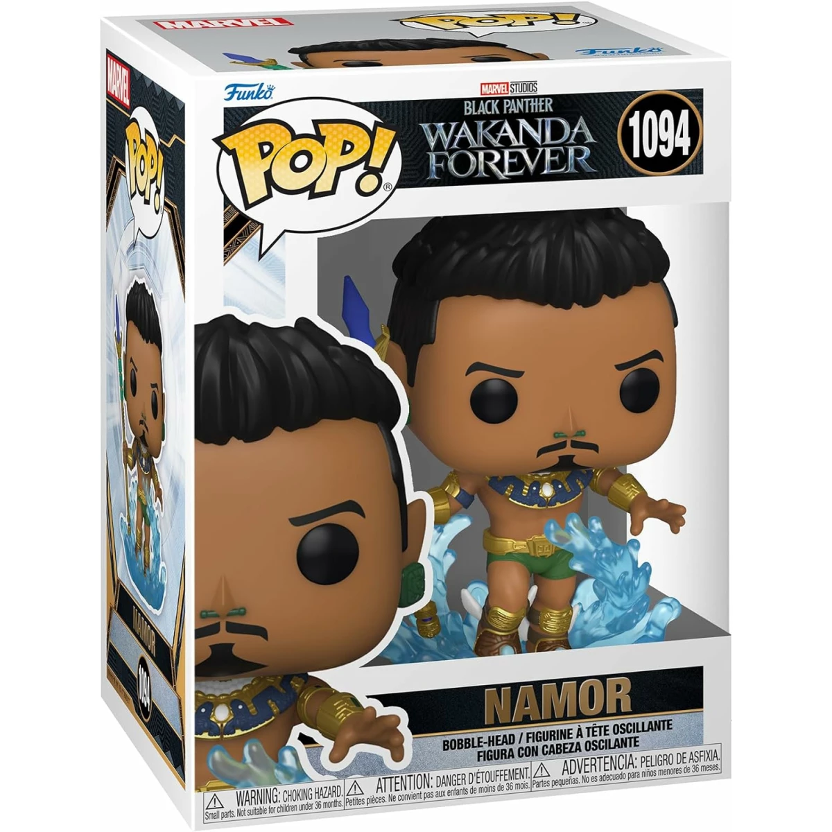 Thumbnail-Funko Pop Marvel Pantera Negra Wakanda Forever Namor – Figura de vinil – Altura 9cm aprox.