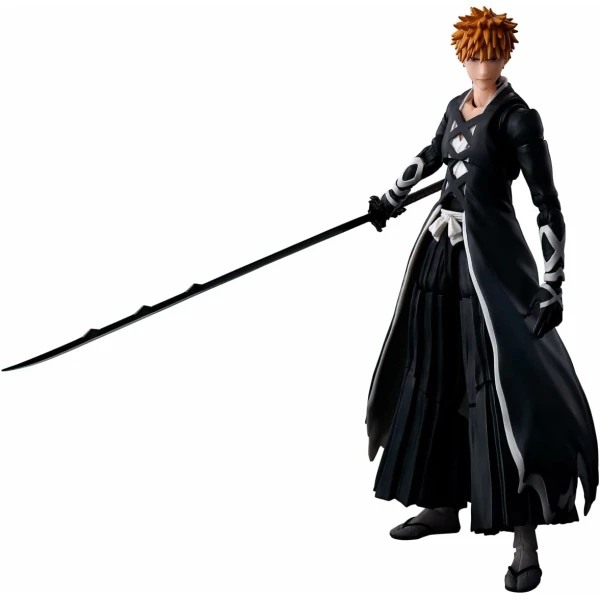 Thumbnail-Tamashii Nations SH Figuarts Bleach: Thousand-Year Blood War Ichigo Kurosaki modo Bankai Tensazangetsu – Figura Articulada – Altura 15cm aprox.