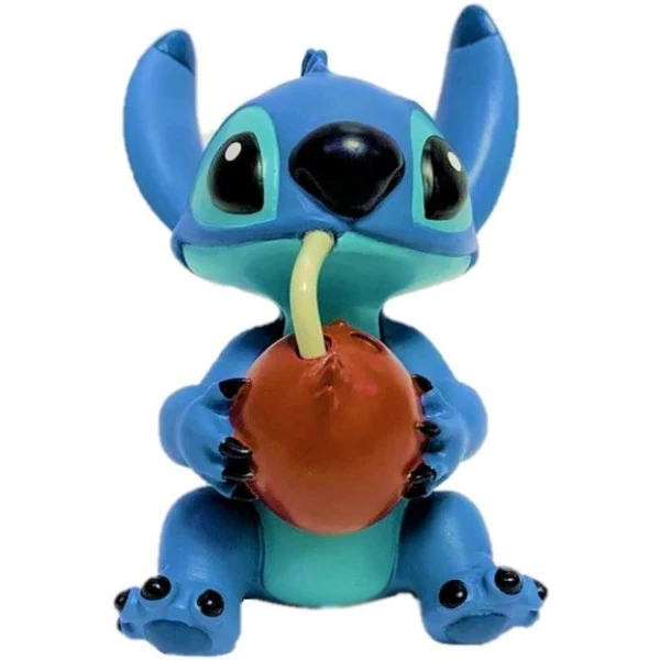 Thumbnail-Enesco Disney Lilo & Stitch Stitch com Coco – Figura de coleção – Feito em resina – Esculpido e pintado à mão