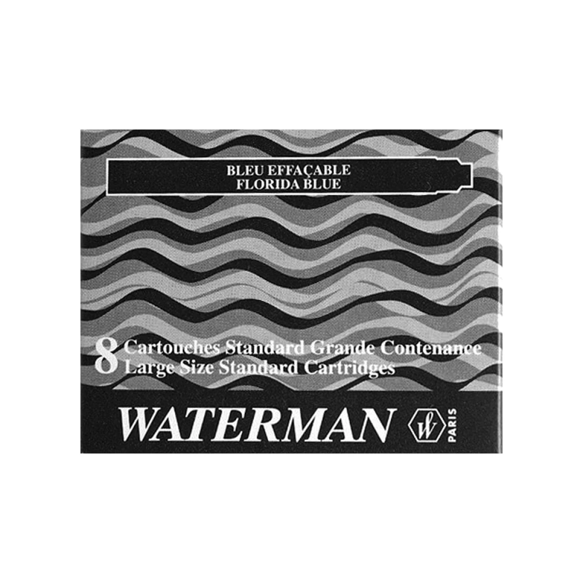 Galery – Tinta estilografica waterman pretacaixa 8 cartuchos0