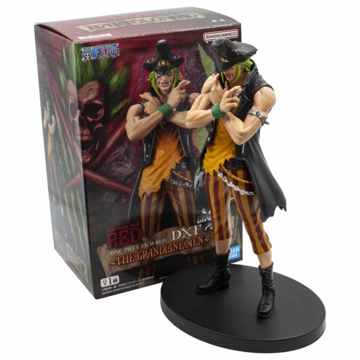 Thumbnail-Banpresto One Piece Filme Vermelho DxF The Grandline Men Vol. 11 Bartolomeo – Figura de coleção – Altura 17cm aprox. – Fabricado em PVC e ABS