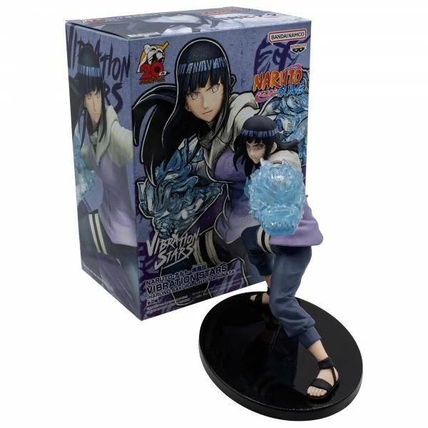 Thumbnail-Banpresto Naruto Shippuden Vibration Stars Hyuga Hinata – Figura de coleção – Altura 16cm aprox. – Fabricado em PVC e ABS