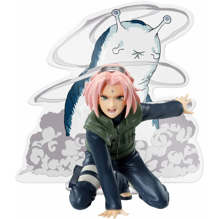 Thumbnail-Painel Banpresto Naruto Shippuden Spectable Sakura Haruno – Figura de coleção – Altura 9cm aprox. – Fabricado em PVC e ABS