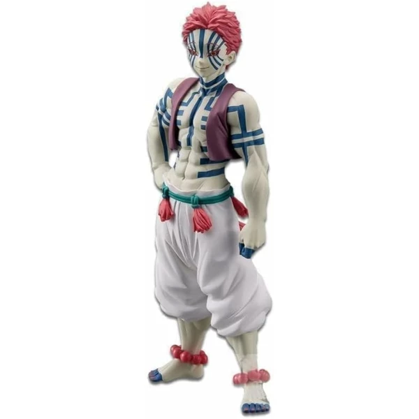 Thumbnail-Banpresto Demon Slayer Kimetsu No Yaiba Akaza Vol. 4 – Figura de Coleção – Altura 17cm aprox. – Fabricado em PVC e ABS