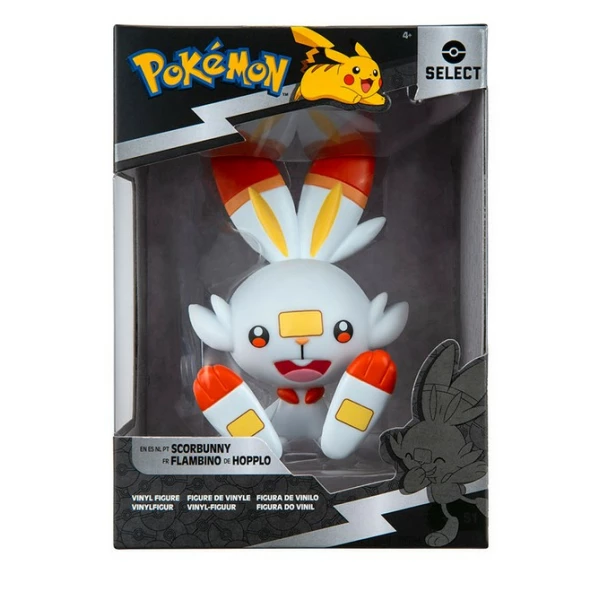 Thumbnail-Jazwares Pokémon Scorbunny – Figura de coleção – Altura 10cm aprox. – Fabricado em Vinil