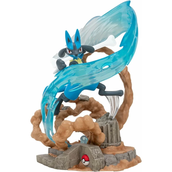 Thumbnail-Jazwares Pokémon Lucario – Figura de coleção – Efeitos de iluminação – Altura 33cm aprox.