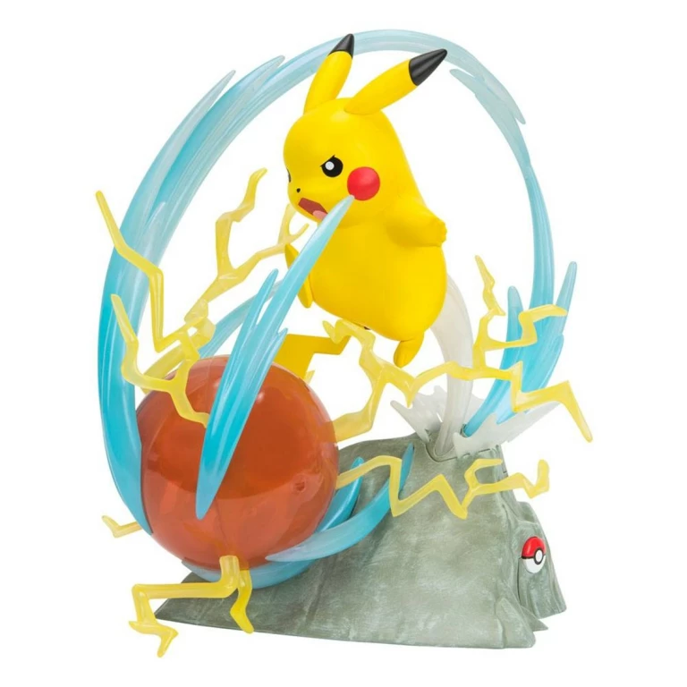 Thumbnail-Jazwares Pokémon 25º aniversário Pikachu – Figura de coleção – Iluminação Deluxe – Altura 33cm aprox.