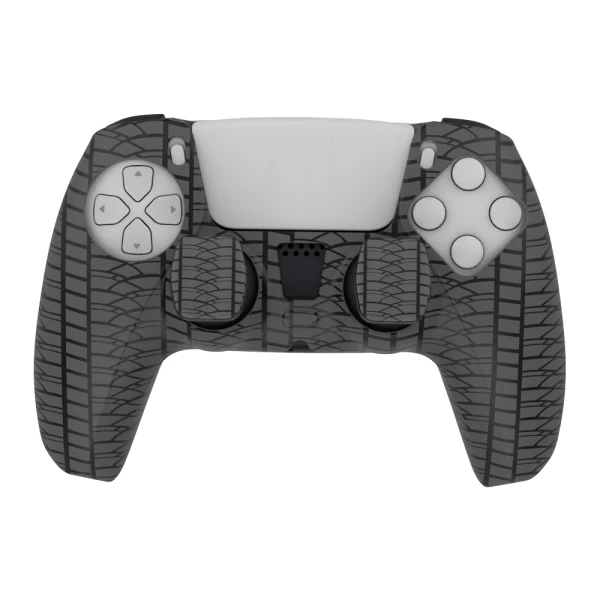 Thumbnail-Kit de aprimoramento de corrida FR-TEC para PS5 – Protetor de silicone – Punhos com alívio – Espumas de controle – Gatilhos com modos de disparo – Botões adicionais – Ferramenta de extração – Acessórios de precisão para controlador – Cor cinza