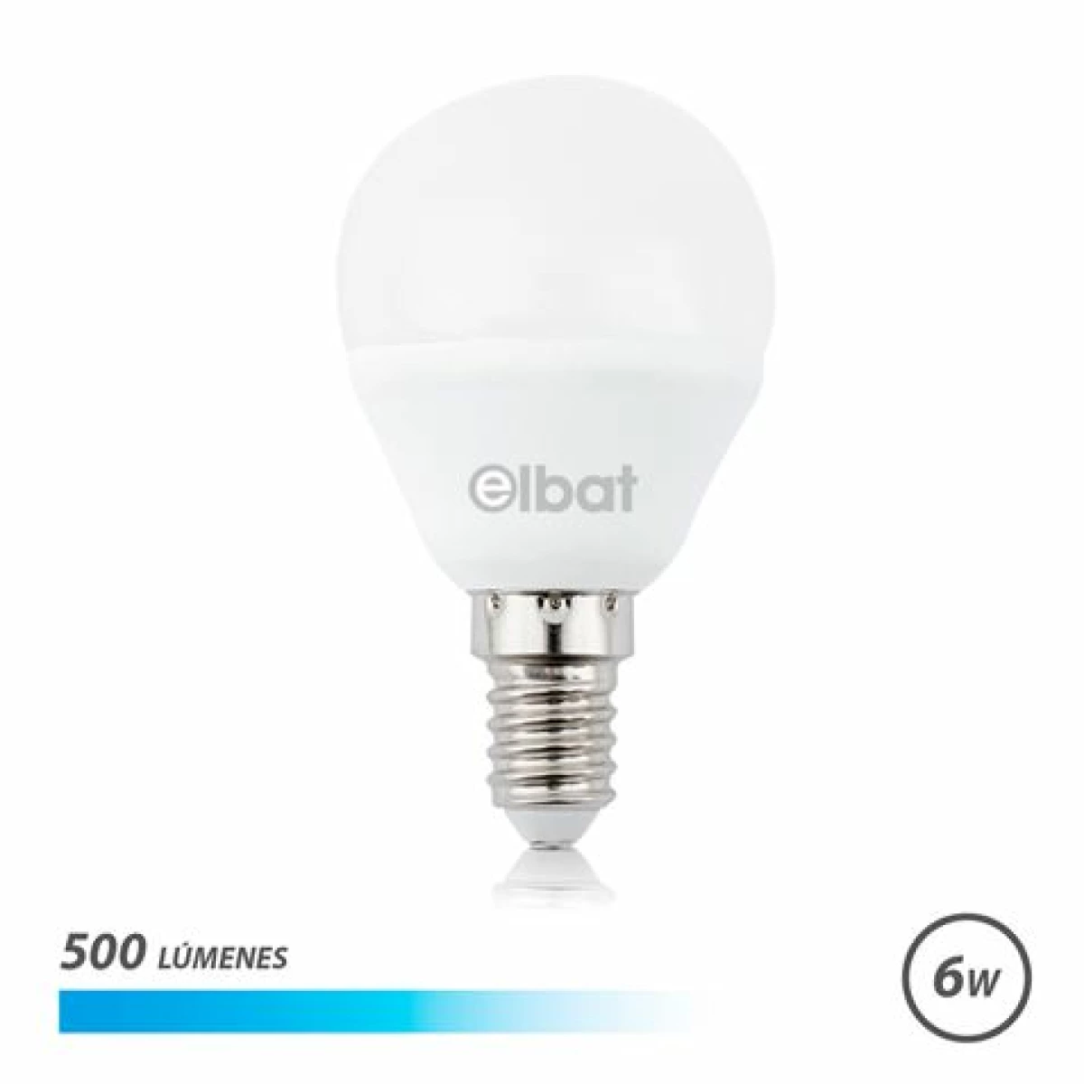 Thumbnail-Lâmpada LED Elbat G45 – 6W – 500Lm – E14 – Luz Branca