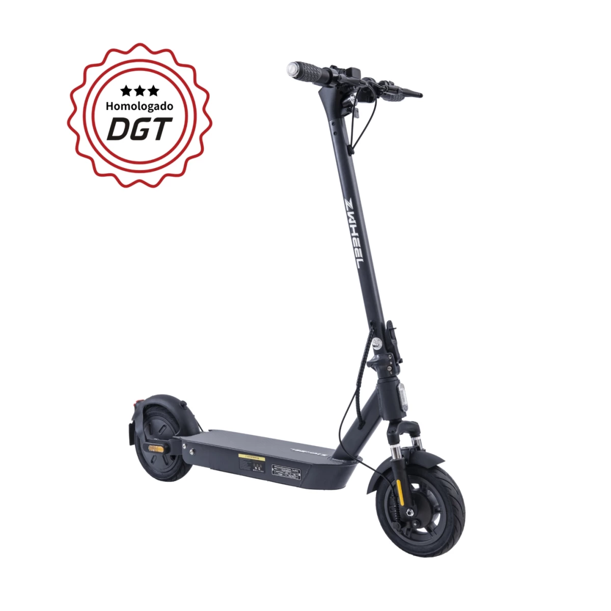 Thumbnail-Scooter Elétrica Zwheel ZFox Max Urban Dark 400W Motor – Aprovado DGT – Velocidade até 25Km/h – Autonomia até 50km – 3 Modos de Condução – Carga Máxima 100kg – Rodas 10″