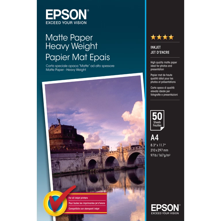 Thumbnail-Epson Heavy Weight, DIN A4, 167g/m²
