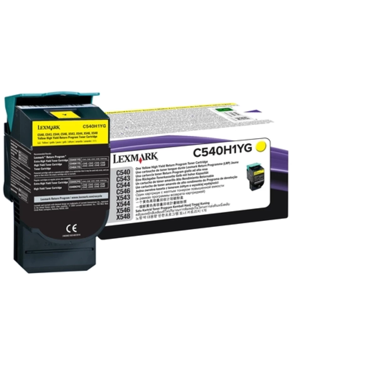 Thumbnail-Lexmark C540H1YG toner 1 unidade(s) Original Amarelo