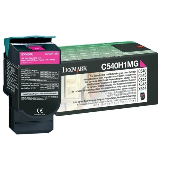 Thumbnail-Lexmark C540H1MG toner 1 unidade(s) Original Magenta