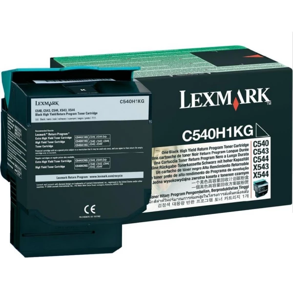 Thumbnail-Lexmark C540H1KG toner 1 unidade(s) Original Preto