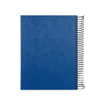 Galery – Caderno espiral liderpapel a5 micro papercoat capa forrada 140 f 75 gr quadricula 5mm 5 bandas 6 furos azul0