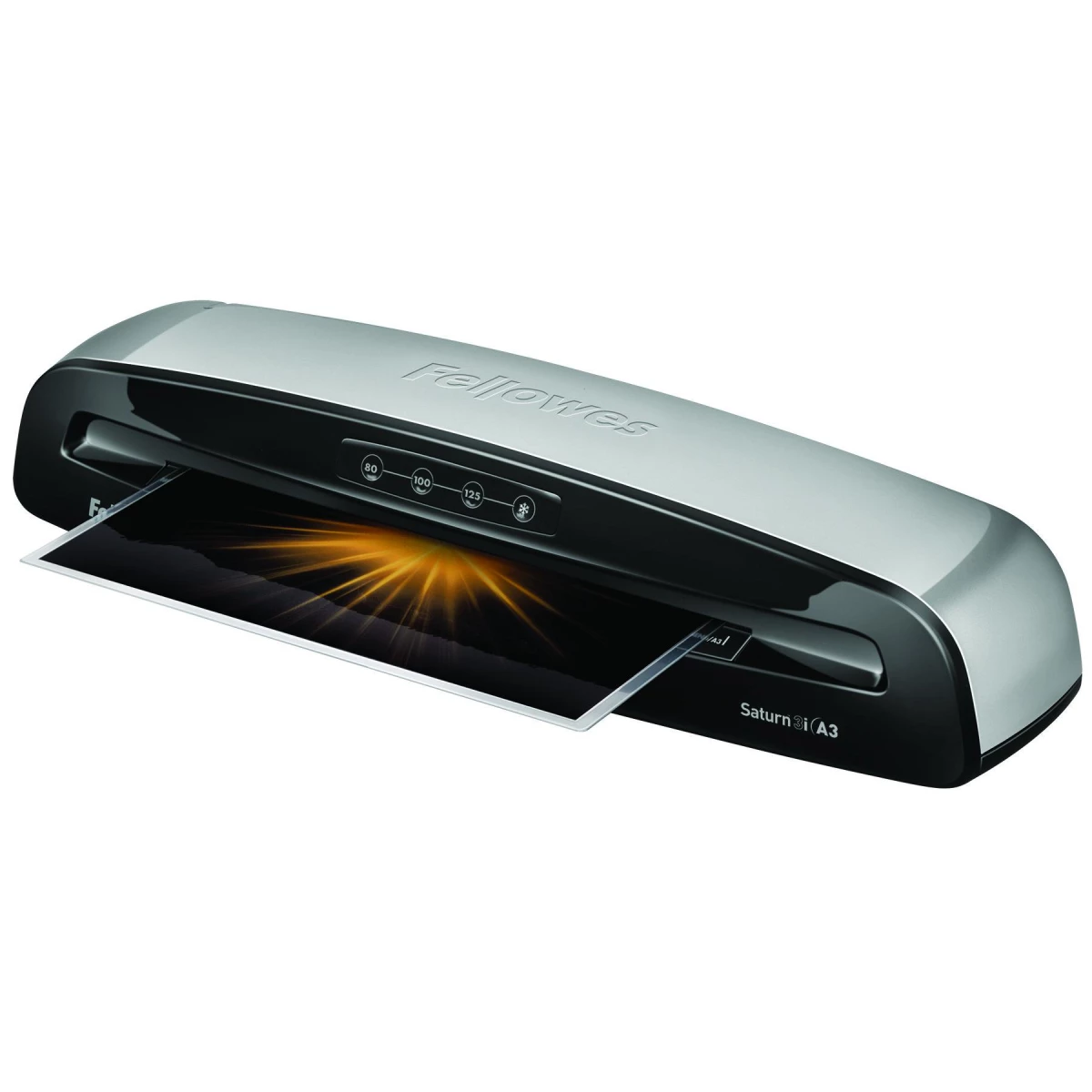 Galery – Fellowes Saturn 3i Laminadora a frio/quente 300 mm/min Preto, Prateado0