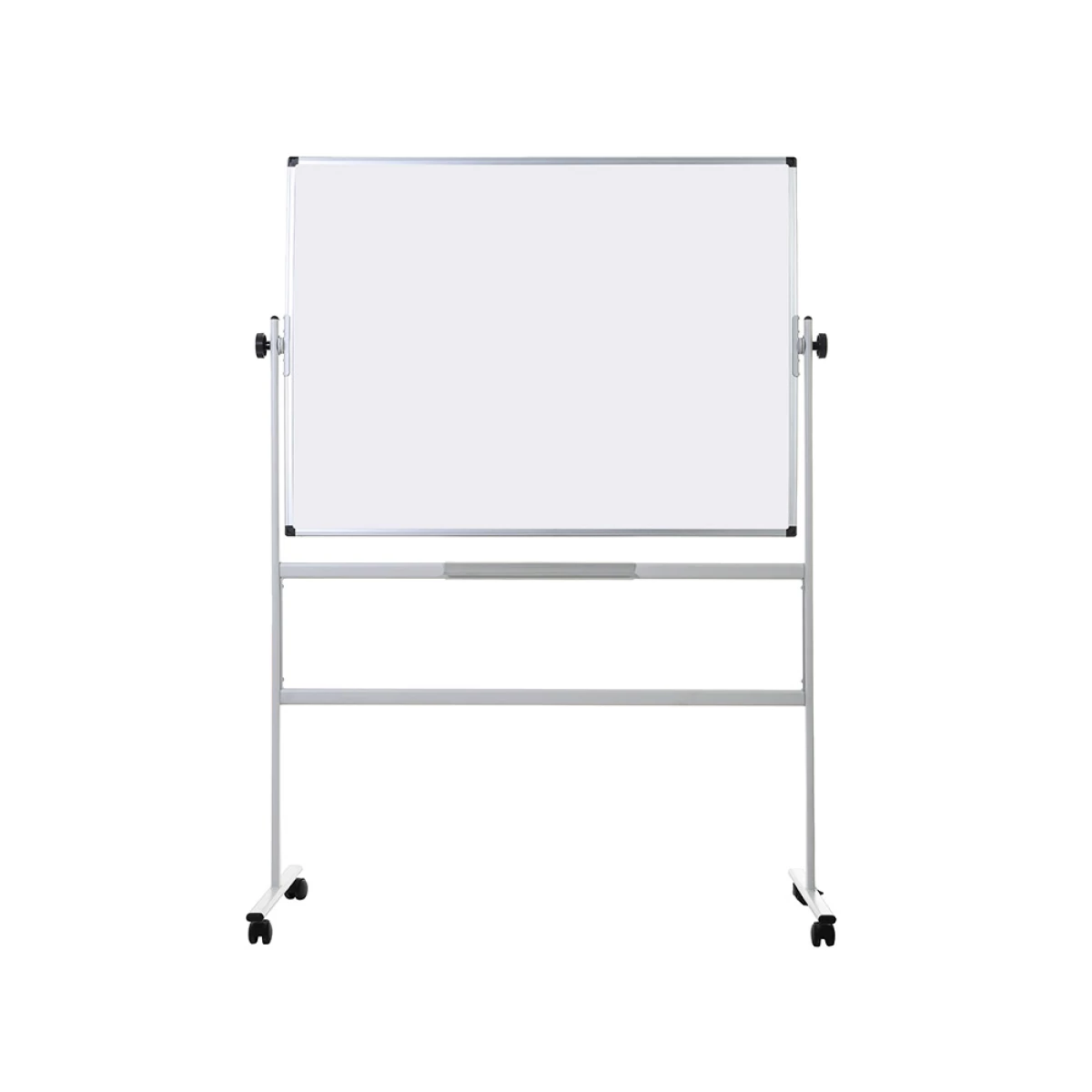 Galery – Quadro branco q-connect melamina dupla face-giratorio com rodas 120x90cm0