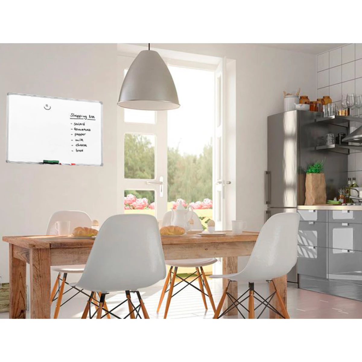 Galery – Quadro em melamina q-connect c/caixilho em aluminio 600 x 400 mm0