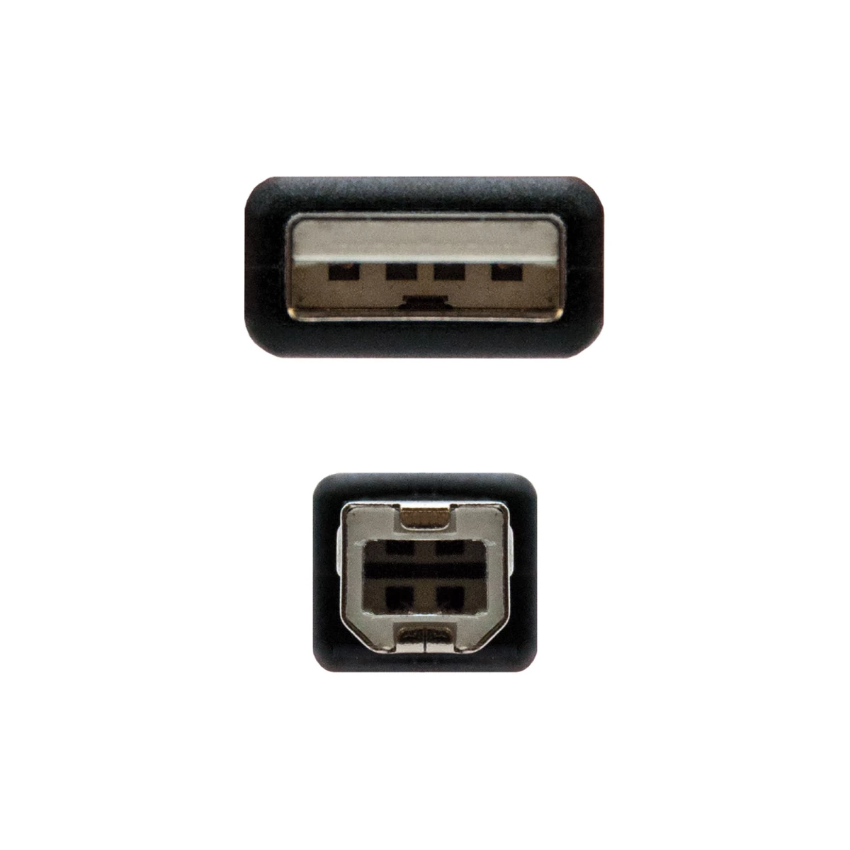 Galery – Nanocable 10.01.0103-BK cabo USB 1,8 m USB 2.0 USB A USB B Preto0