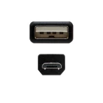 Galery – Nanocable 10.01.0500 cabo USB 0,8 m USB 2.0 USB A Micro-USB B Preto0