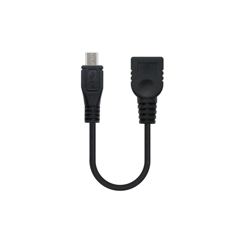Thumbnail-Nanocable 10.01.3500 cabo USB 0,15 m USB 2.0 Micro-USB B USB A Preto