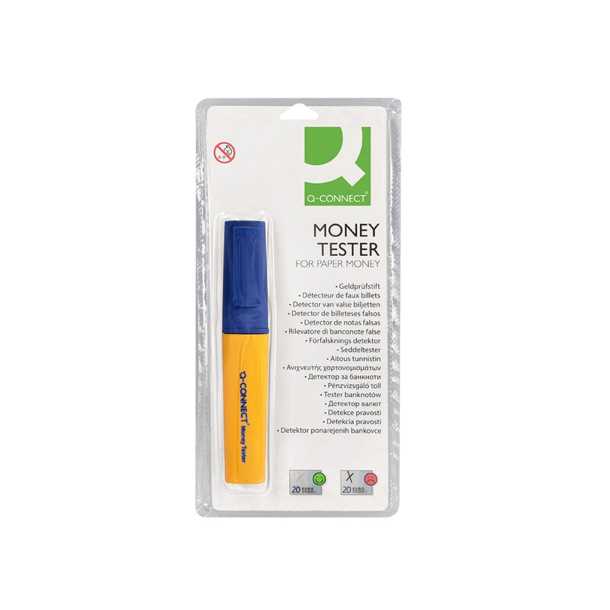 Galery – Marcador euro tester pen q-connect para detectar notas euro falsas0