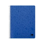 Galery – Caderno espiral liderpapel folio 100 f quadricula de 4 mm capa azul com margem 70 grs – 5 unidades0