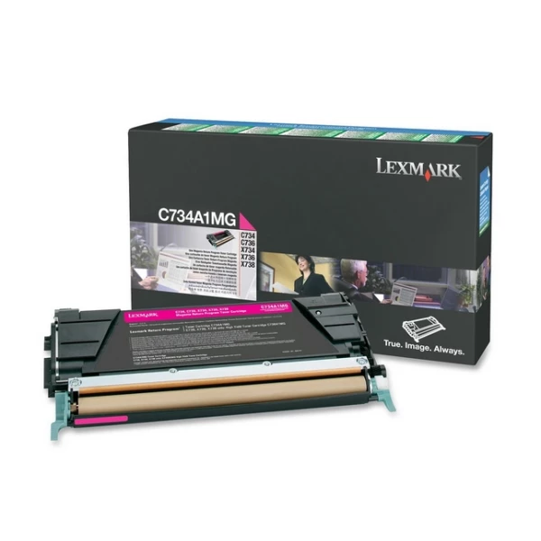 Thumbnail-Lexmark C734A1MG toner 1 unidade(s) Original Magenta