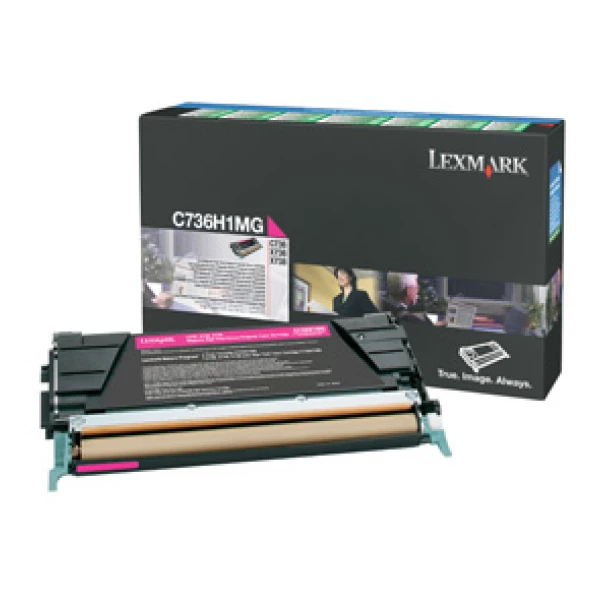 Thumbnail-Lexmark C736H1MG toner 1 unidade(s) Original Magenta