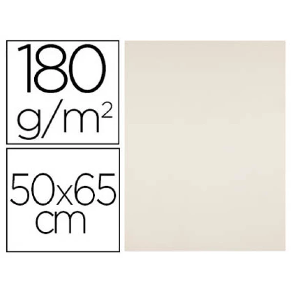 Thumbnail-Cartolina liderpapel 50×65 cm 180 gr creme – 5 unidades