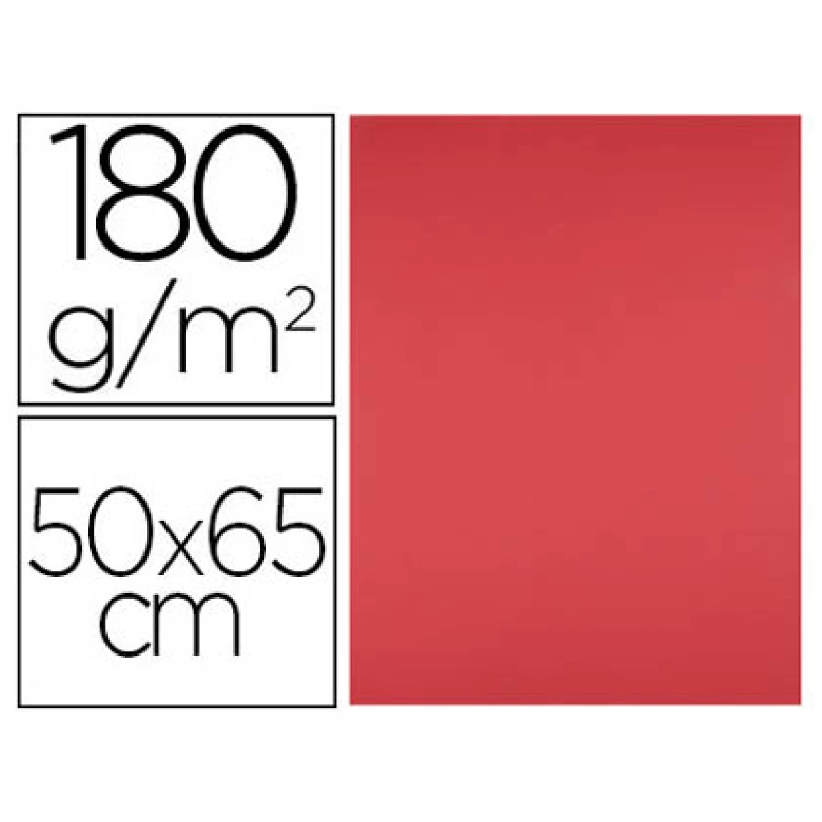 Thumbnail-Cartolina liderpapel 50×65 cm 180 gr vermelho