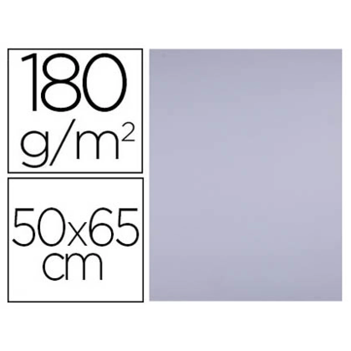 Thumbnail-Cartolina liderpapel 50×65 cm 180 gr lilas – 5 unidades