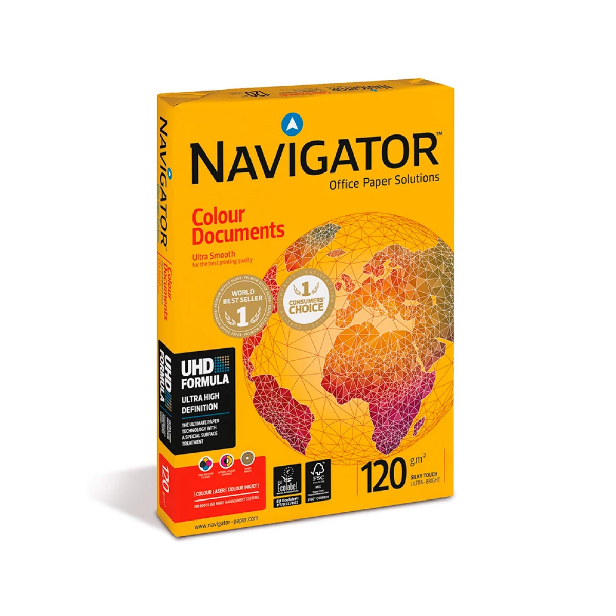 Galery – Papel fotocopia navigator din a4 120 gr embalagem de 250 folhas0