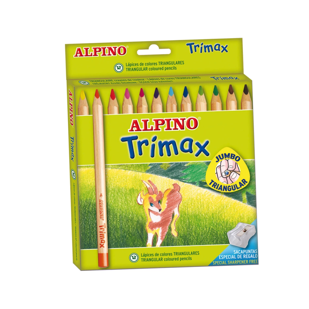 Galery – Lapis de cores trimax alpino. 12 unidades0