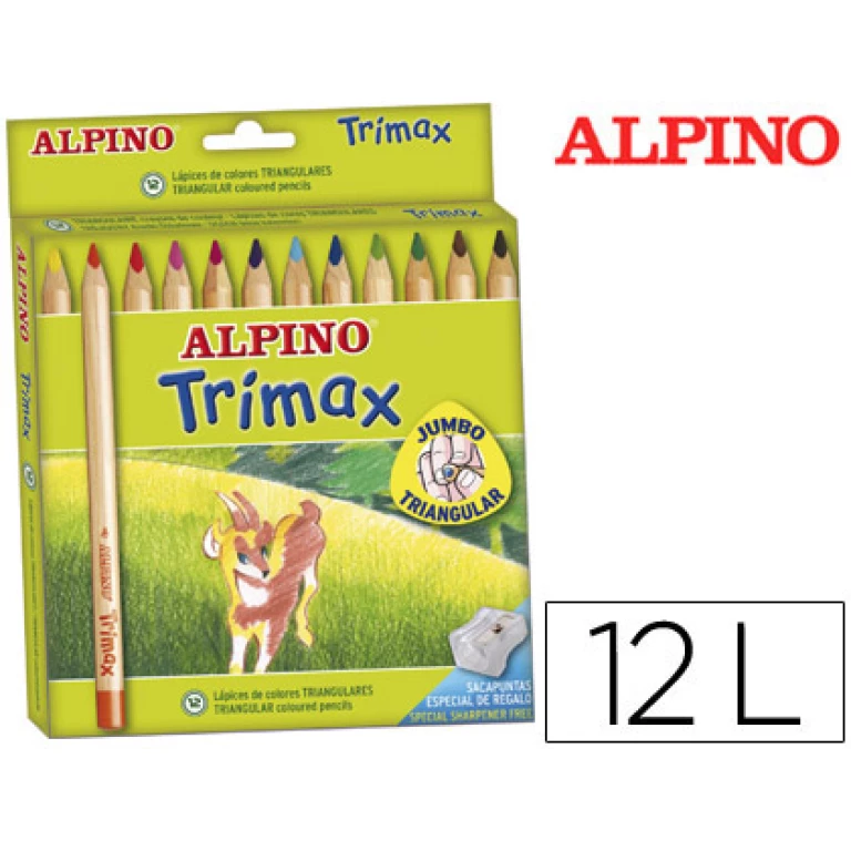 Thumbnail-Lapis de cores trimax alpino. 12 unidades