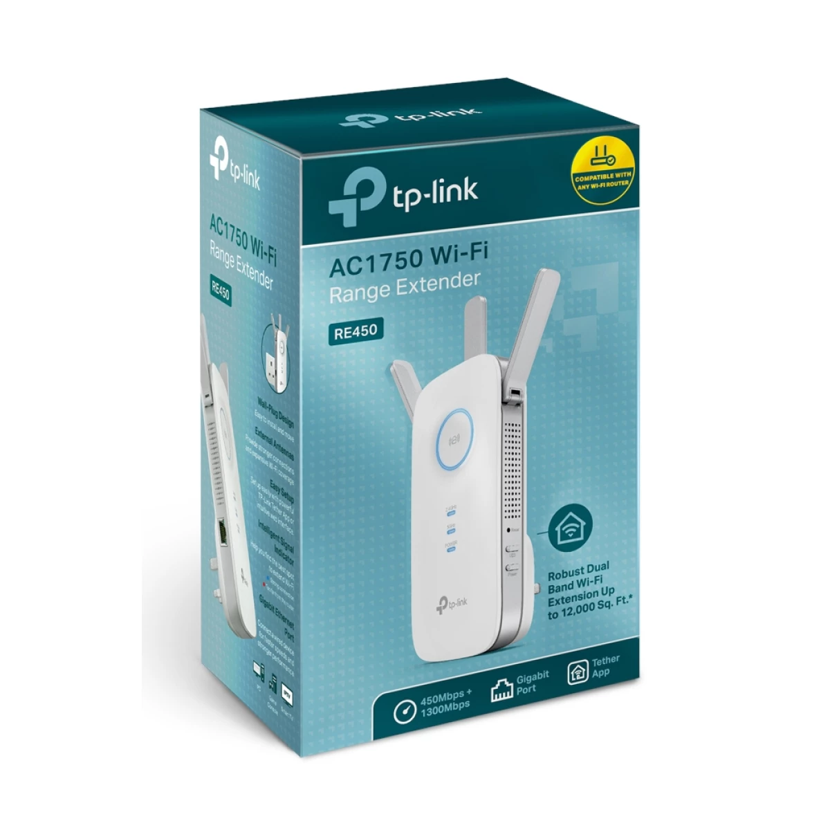 Galery – TP-Link RE450 Repetidor de rede Branco 10, 100, 1000 Mbit/s0