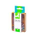 Galery – Alfinetes de sinalizacao q-connect coloridas caixa com80 unidades0