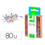 Thumbnail-Alfinetes de sinalizacao q-connect coloridas caixa com80 unidades