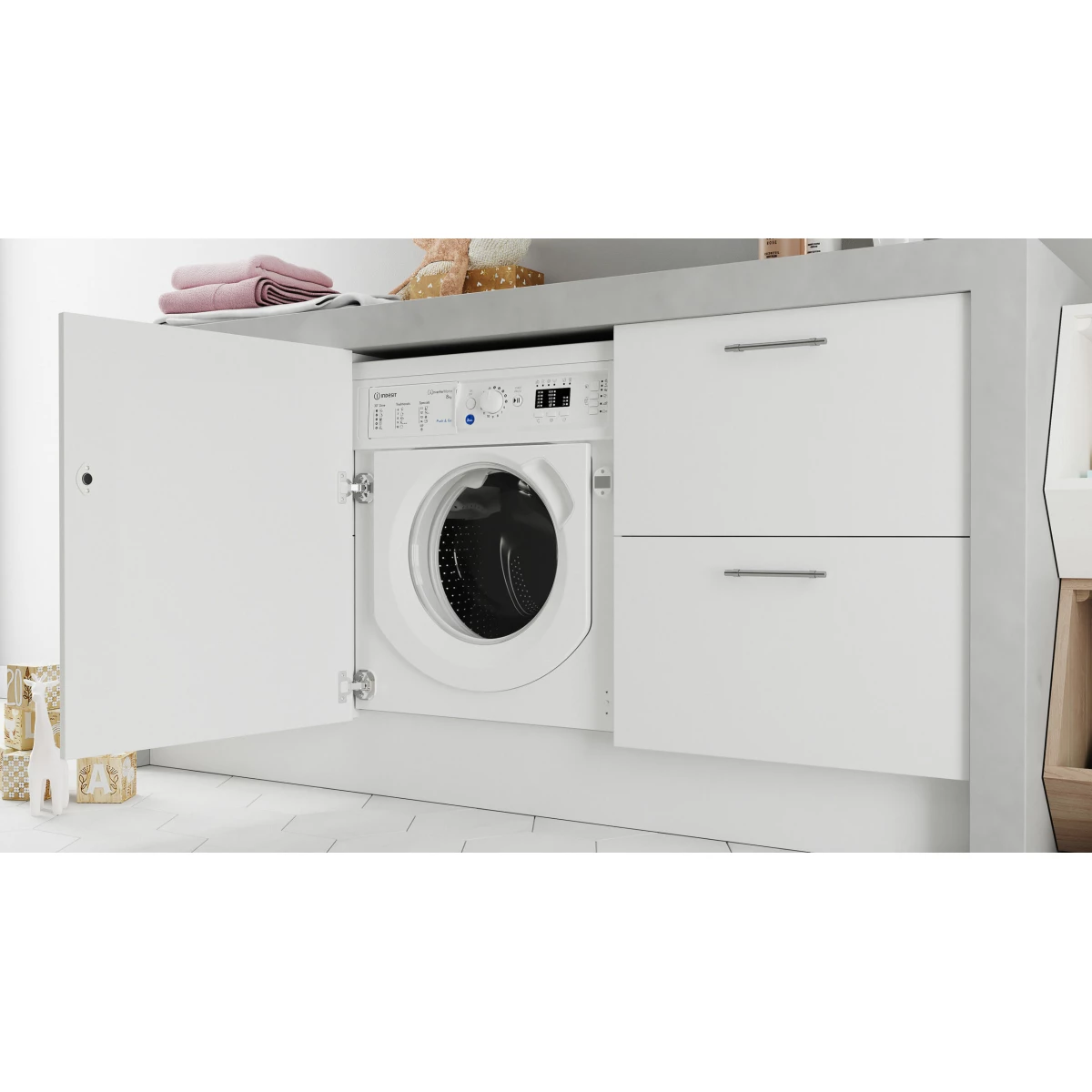 Galery – MÁQUINA DE LAVAR ROUPA INDESIT – BI WMIL 81285 EU0