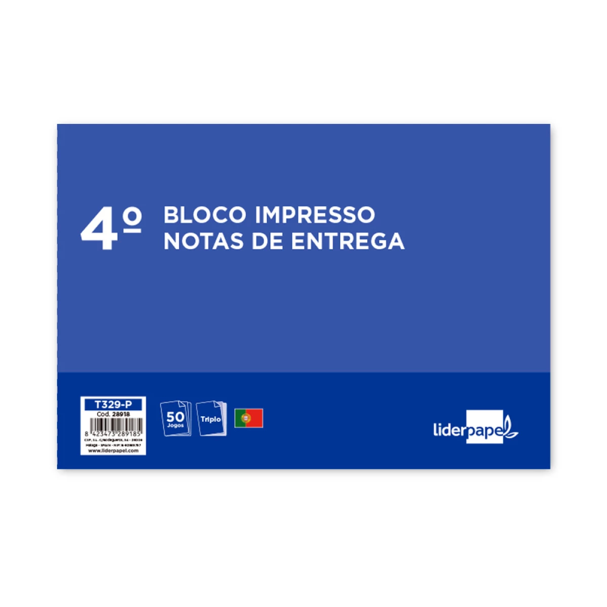 Galery – Bloco de entregas triplicado 155×215 mm0