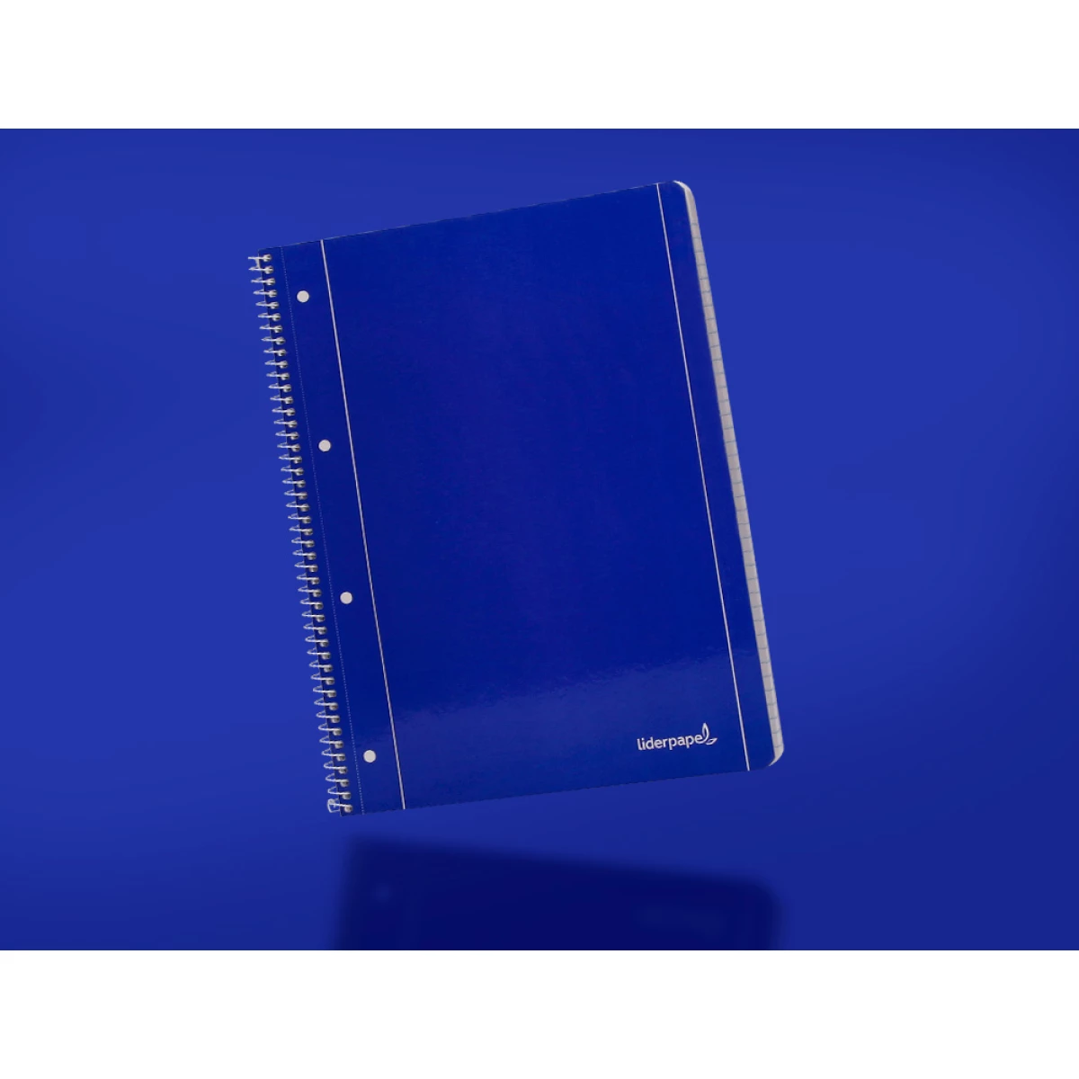 Galery – Caderno espiral liderpapel capa azul 80 f din a4 quadriculado0