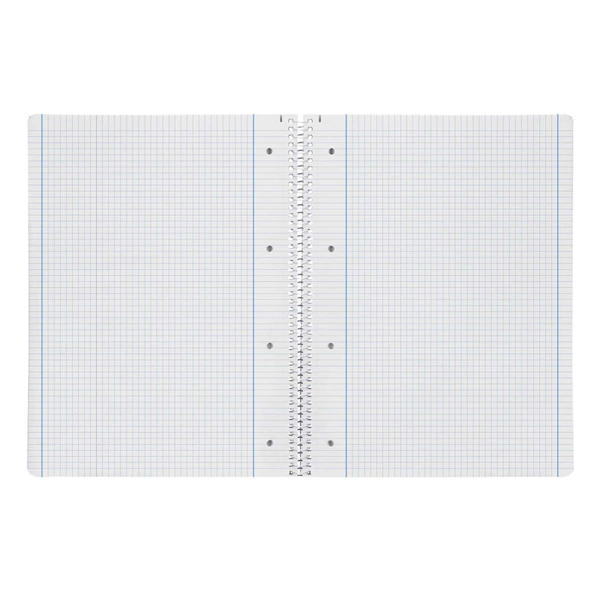 Galery – Caderno espiral liderpapel capa azul 80 f din a4 quadriculado0