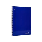 Galery – Caderno espiral liderpapel capa azul 80 f din a4 liso0